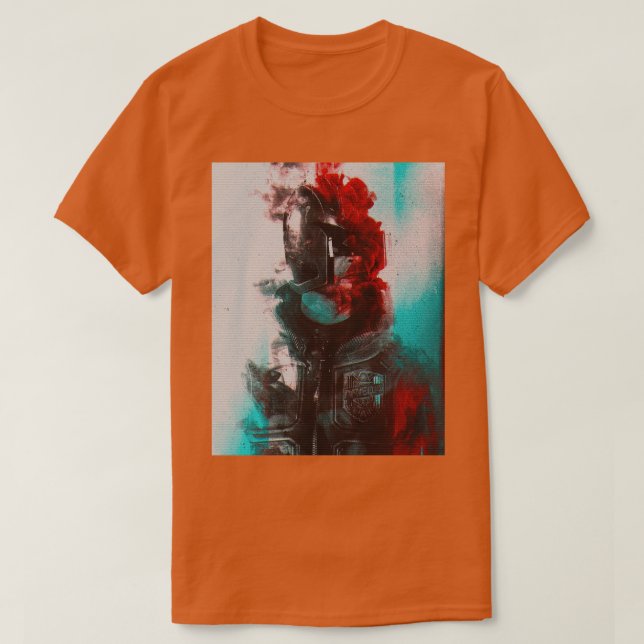 Camiseta A mamãe não é a Lei DREDD de 2012 (Frente do Design)