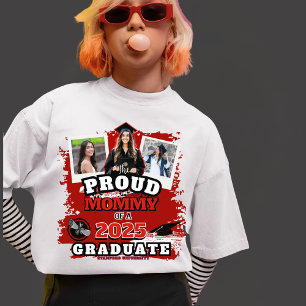 Camiseta A Mamãe Orgulhosa Família Personalizada de Graduaç