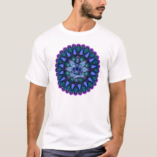 Camiseta A mandala de Buddha da luz da noite