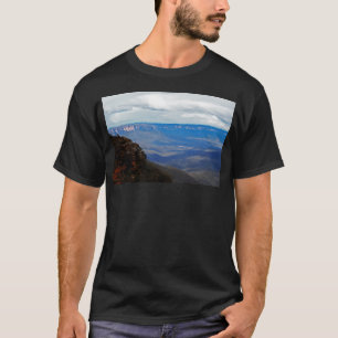 Camiseta A Manga de Beisebol das Montanhas Azuis