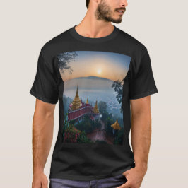 Camiseta A Manhã Mística de Wat Phra