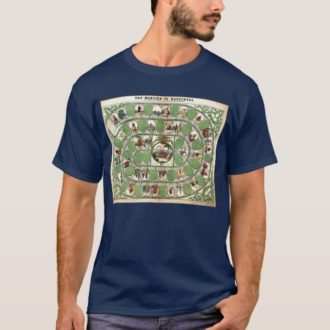 Camiseta A mansão da felicidade (Frente)