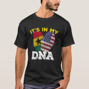 Camiseta A Mão De Bandeira Americana Gana Gana-Americana Mi