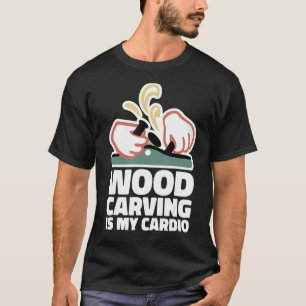 Camiseta A Mão-De-Madeira É A Minha Madeira Cardio