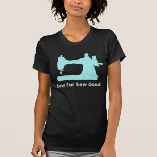 Camiseta a máquina de costura sew sew distante o bom tshir
