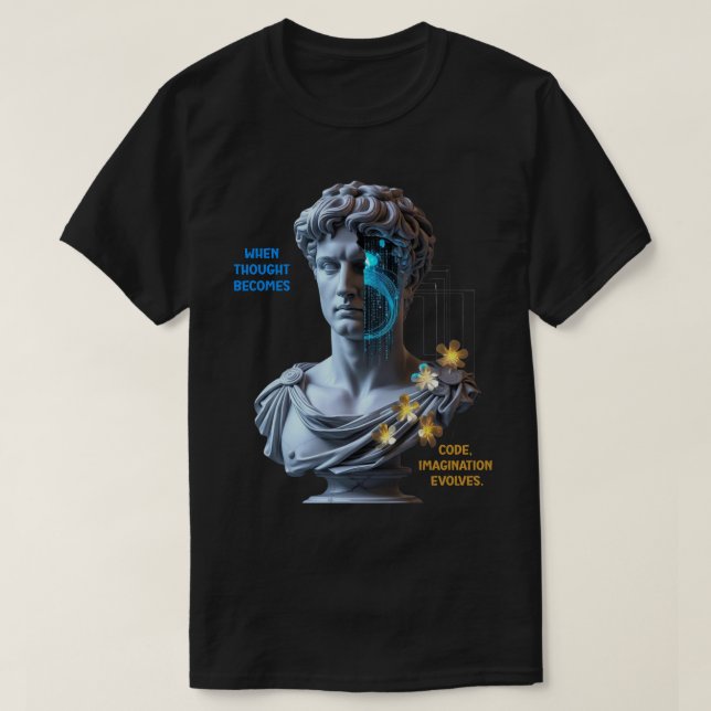 Camiseta “A Máquina Sonha”  (Frente do Design)