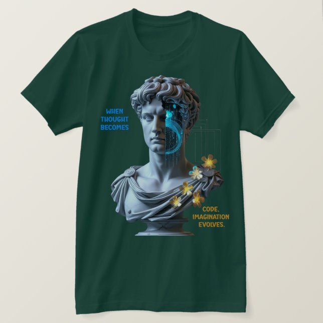 Camiseta “A Máquina Sonha”  (Frente do Design)