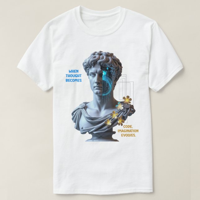 Camiseta “A Máquina Sonha”  (Frente do Design)