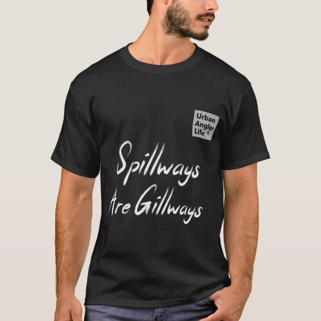 Camiseta A Maré É O Chefe Presentes Engraçados de Pesca (Frente)