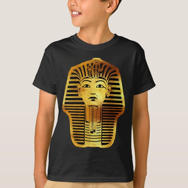 Camiseta A Máscara Dourada Egípcia de Tutancâmon (Frente)