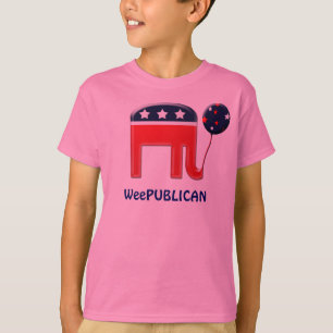 Camiseta A mascote bonito do elefante de Weepublican