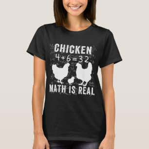 Camiseta A Matemática das Galinhas é Real, Amante de Galinh