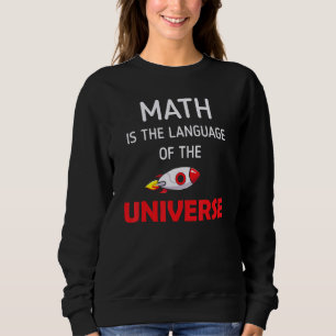 Camiseta A Matemática É A Língua Do Navio Do Foguete Univer
