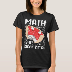 Camiseta A matemática é um símbolo de empate Pi Day Math