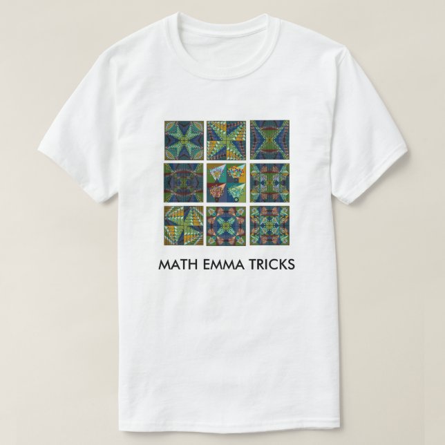 Camiseta A matemática Emma engana - a energia é Em (Frente do Design)