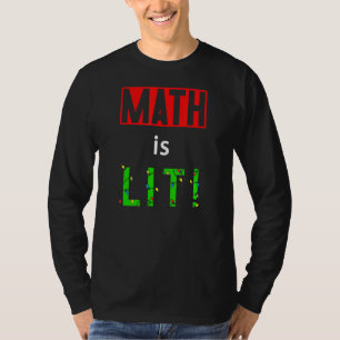 Camiseta A Matemática Está Feriada No Decoração De Natal Do