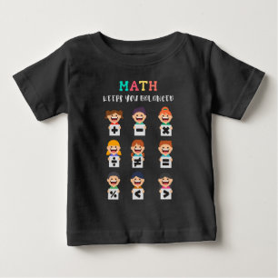 Camiseta A matemática mantém você equilibrado