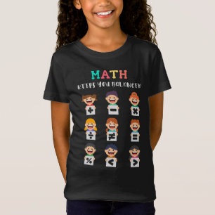 Camiseta A matemática mantém você equilibrado