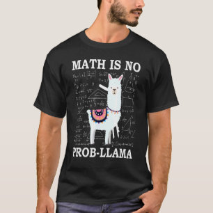 Camiseta A Matemática Não É Problema Lhama
