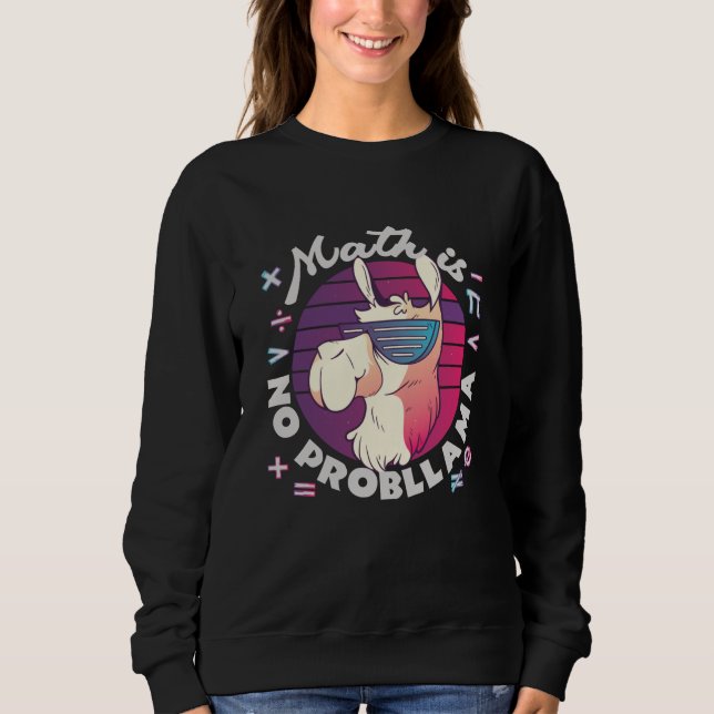 Camiseta A Matemática Não É ProbLlama (Frente)
