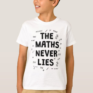 Camiseta A matemática nunca mente