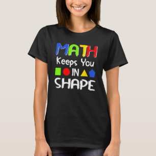 Camiseta A Matemática Retroativa Mantém-No Na Matemática Do