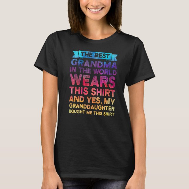Camiseta A Melhor Avó Da Avó Do Mundo (Frente)