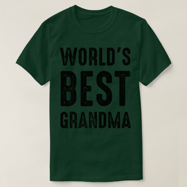 Camiseta A melhor avó do mundo  (Frente do Design)