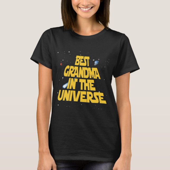 Camiseta A Melhor Avó Do Universo (Frente)