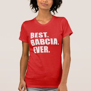 Camiseta A melhor avó sempre polonesa de Babcia