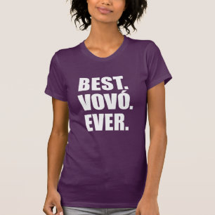 Camiseta A melhor avó sempre portuguesa de Vovo (na