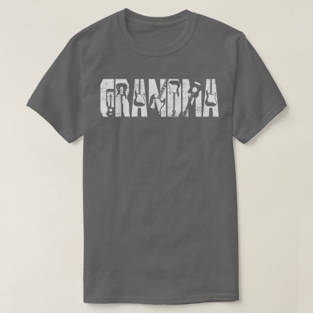 Camiseta A Melhor Avó Sofrida Alguma Vez Violão Guitaris (Frente do Design)