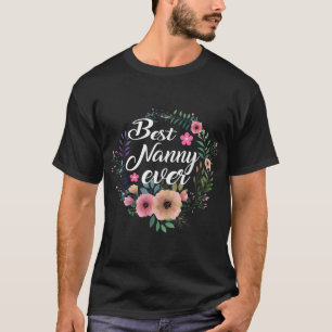 Camiseta A melhor babá do Dia de as mães deu à avó, tia
