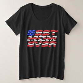 Camiseta A melhor bandeira da Mãe dos Estados Unidos