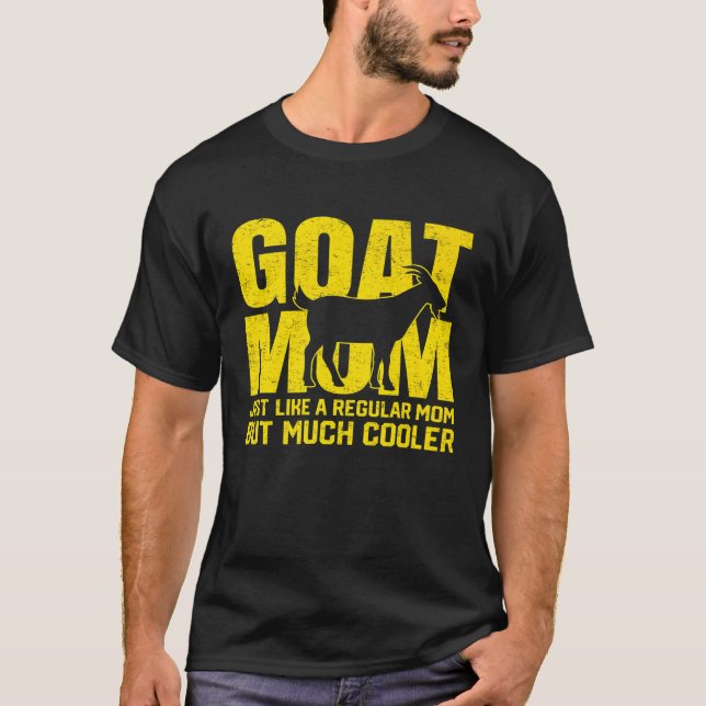 Camiseta A melhor cabra que a mãe já vai para a Fazenda-mãe (Frente)