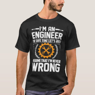Camiseta A melhor carreira de engenharia de Engenheiro nunc