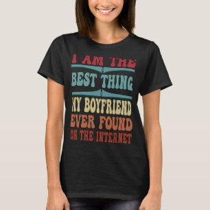 Camiseta A Melhor Coisa Que Encontrei Na Internet Ama Minha