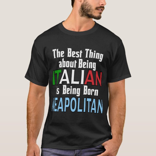 Camiseta A Melhor Coisa Sobre Ser Italiano (Frente)