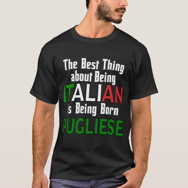 Camiseta A Melhor Coisa Sobre Ser Italiano (Frente)