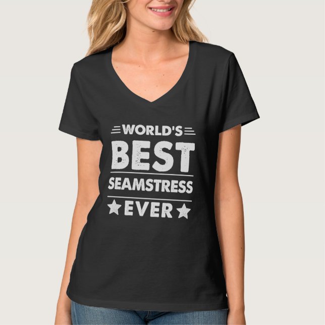 Camiseta A Melhor Costureira do Mundo (Frente)
