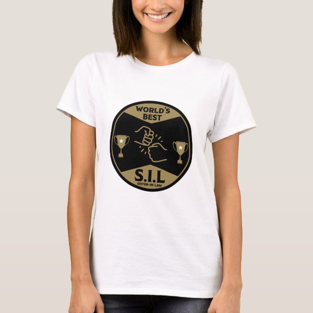 Camiseta A melhor cunhada do mundo (Frente)
