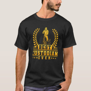 Camiseta A melhor custodiadora da limpeza de monitores nunc