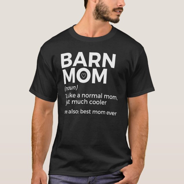 Camiseta A melhor definição de mãe do cavaleiro. (Frente)