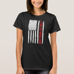 Camiseta A Melhor Enfermeira Va Eterna Assuntos dos Veteran