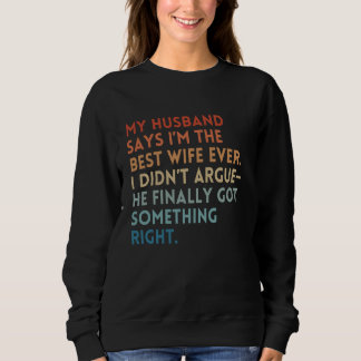 Camiseta A melhor esposa de sempre sarcástica e engraçada m