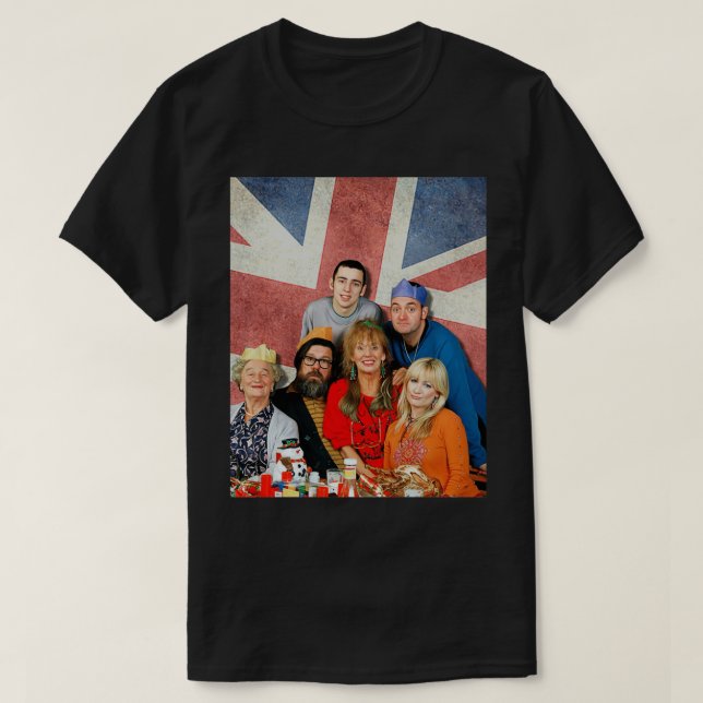 Camiseta A Melhor Família Royle da design de Comédia Britân (Frente do Design)