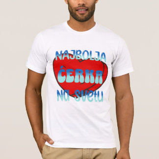 CAMISETA A MELHOR FILHA DO MUNDO