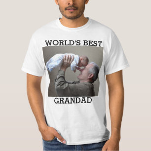 Camiseta A MELHOR Foto Personalizada AVÓ DO MUNDO Cria A S
