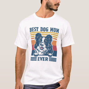 Camiseta A melhor fronteira da mãe, Cachorro Engraçado, mãe