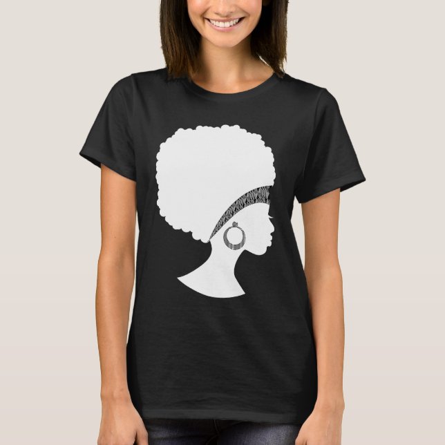 Camiseta A melhor galeria de cabelos naturais do Kente afro (Frente)